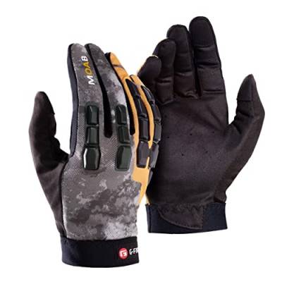 G-Form Moab Mountain Bike Handschuhe - Radhandschuhe für Mountainbiking und Dirtbiking - Gray/Sunburst, Adult Large von G-Form