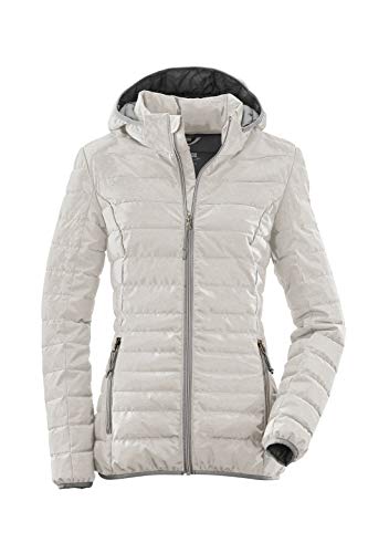 G.I.G.A. DX 28041-000-00926-36 Casual Funktionsjacke In Daunenoptik Mit Abzippbarer Kapuze, Hellgrau, 36 von G.I.G.A. DX