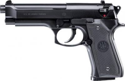 Set: Softair Pistole Beretta M9 World Defender Federdruck + G8DS® Bio Softairkugeln 6mm 0,20g 2000 BBS von G8DS