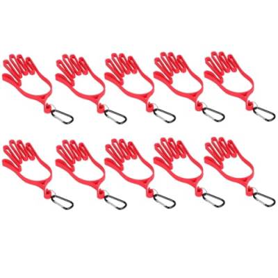 GABEALF Roter Stützständer für Golferinnen und Golfer, Um das Trocknen der Handschuhe zu Erleichtern von GABEALF