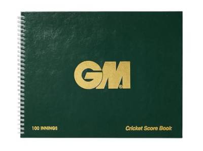 Gunn & Moore Drahtgebunden, 100 Innings Scorebook, grün von Gunn & Moore