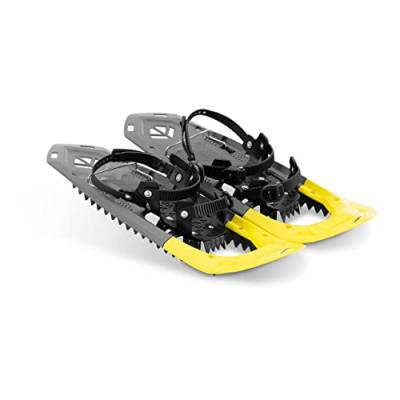 Gymrex GR-SS25P Schneeschuhe bis 90 kg Fußlängen: 27-37 cm Edelstahl Aluminium Kunststoff (Polyurethan) Kunststoff (Polypropylen) Stahl Schneeschuhe für Damen Schneewanderschuhe Schuhe für Schnee von GR Gymrex