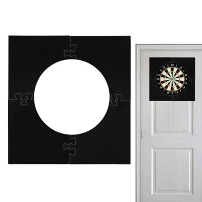 Dart Surround Dart Wandschutz - Dartboard-Einfassung - Dartscheibe Schutzring - Dartboard Surround Durable Lightweight Eva Jigsaw Ring - Multifunktionale Schützende Spleißringe Für Dartspiele von Generic