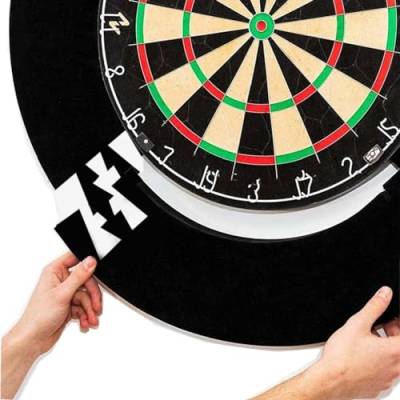 Dartscheibe Surround - Dartscheibe Wandschutz Board - Universal Dart Ring - Tragbare Dartscheibe Wandschutz - Dartboard Surround Durable Lightweight Eva Jigsaw Ring - Dart Board Wall Protector Ring von Generic