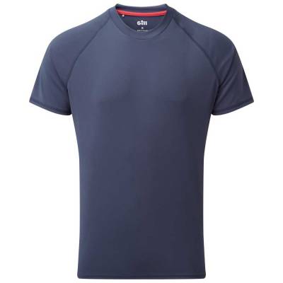 Gill Uv Tec Short Sleeve T-shirt Blau 2XL Mann von Gill