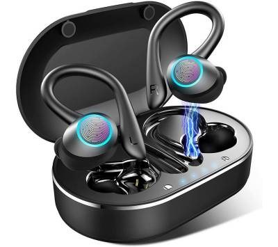Gontence Bluetooth Sports Headphones,In-Ear Bluetooth 5.1 Wireless Headphones Bluetooth-Kopfhörer (with HiFi Stereo,Mic In-Ear Headphones, Noise Cancelling, Touch) von Gontence