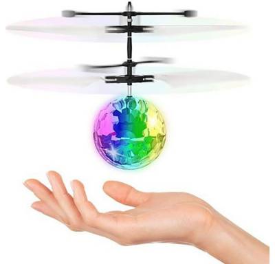 Gontence Spielzeug-Hubschrauber Fliegender Ball Hover Ball mit LED Licht, (1-tlg) von Gontence