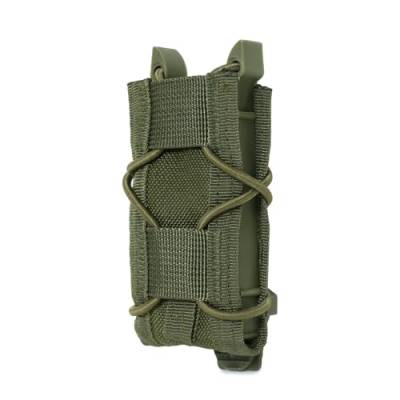 Gunyoo Mag Pouch 9mm Magazintasche Verstellbarer Softshell Taktischer Universal Magazinträger mit Molle Clip zum einfachen Platzieren und Entfernen (Green) von Gunyoo
