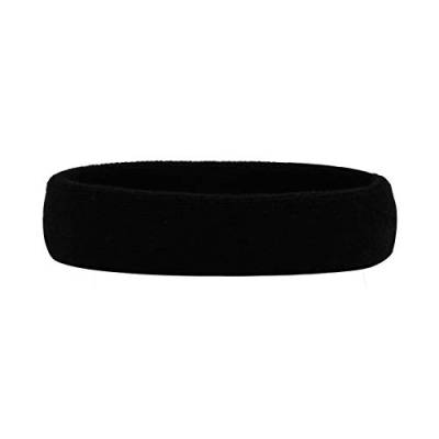 HANERDUN Sport Stirnband Damen Herren Schweißbänder Kopf Stirn Frottee Kopfband Sport für Laufen Fahrrad Joggen Tennis Fußball von HANERDUN