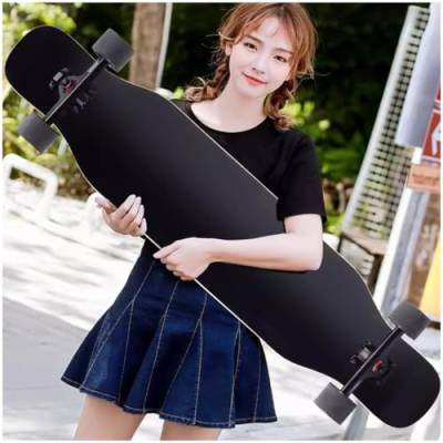 Skateboard Anfänger Longboards für Jungen Mädchen, 42 Zoll Skateboard Longboard für Anfänger Jungen Und Mädchen, Skateboards Verlängerungs Skateboards für Teenager (Color : Style B) von HAQMG