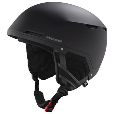 HEAD COMPACT Evo Ski- und Snowboardhelm, Schwarz, XS/S von HEAD