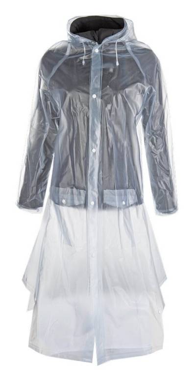 HKM Reitjacke Regenmantel, transparent mit Seitenschlitz von HKM