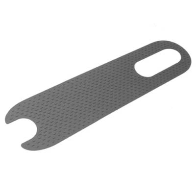 Haopeuk Grauer Silikon-Fußpolster-Mattenaufkleber für M365 1S Elektroroller-Skateboard-Zubehör, Selbstklebendes Pedalabdeckungspolster von Haopeuk