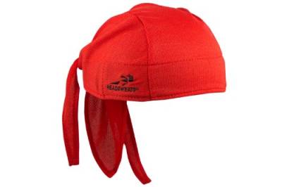 Headsweats Classic Bandana Piraten-Kopftuch, Rot, One Size, 8800 803 von Headsweats