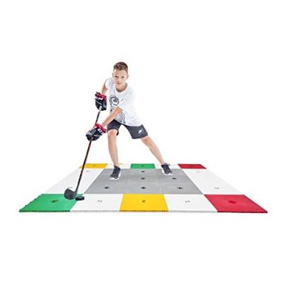 Hockey Revolution 360 Zone LIT - professionelle Trainings-Bodenbelag-Fliesen, verbessert die Handhabung und Bewegung, Geschwindigkeit auf EIS, Übung Fitness von Hockey Revolution