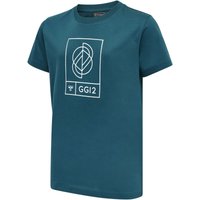 hummel GG12 Freizeitshirt Kinder deep lagoon 128 von Hummel