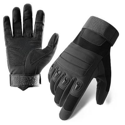 ISAKEN Taktische Handschuhe Motorradhandschuhe Militär Handschuhe Handschuhe Touchscreen Airsoft Handschuhe Atmungsaktiven Handschuhe Sommer für Paintball, Motorrad, Wandern und Outdoor von ISAKEN