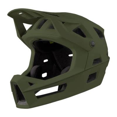 IXS Trigger Ff MIPS Integralhelm für Mountainbike/E-Bike/BMX, Oliv, L von IXS