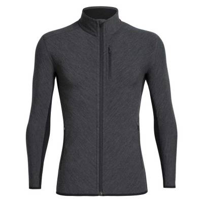 Icebreaker Descender Merino Sweatshirt Grau M Mann von Icebreaker