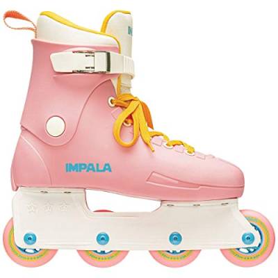 Impala Rollerskates Impala Lightspeed Inline Skates, Damen, Pink/Gelb (Mehrfarbig), 35 von Impala