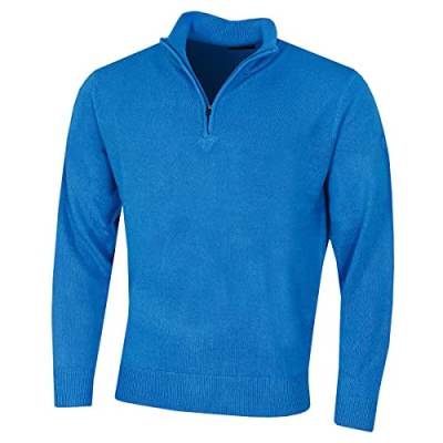 Insel Grün Herren IGKNT2060 Super Soft 1/4 Zip Golf Sweater - Marine - L von Island Green