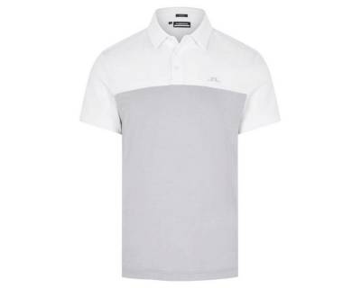 J.LINDEBERG Poloshirt J.Lindeberg Owen Slim Fit Golf Polo Stone Grey von J.LINDEBERG