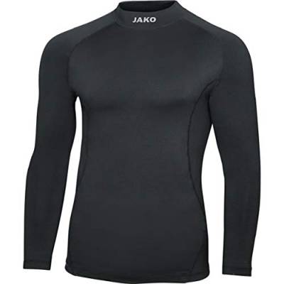 JAKO Herren Winter Stehkragen Jersey, Gr. L, schwarz, 6957 von JAKO