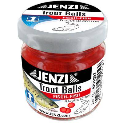 JENZI Trout balls Fisch Fluo-Rot von JENZI