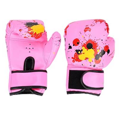 Kinder-Boxhandschuhe für Jungen und Mädchen, Schlagtrainingshandschuhe für Kinder, Babyfreundliche Kampfboxhandschuhe (Rosa) von JTLB