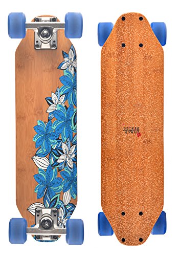 JUCKER HAWAII Skateboard KAPUA | City Cruiser | Mini Cruiser aus Holz | Skateboard Kinder und Erwachsene | Mini Longboard | WOODYBOARD | Komplettboard von JUCKER HAWAII