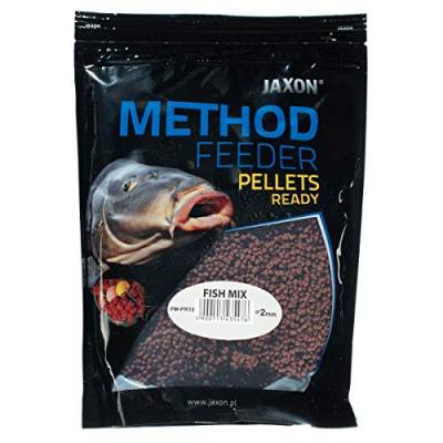 Jaxon Method Feeder Pellets Grundfutter Angelfutter Lockfutter 500g (Fisch Mix/FM-PR10) von Jaxon