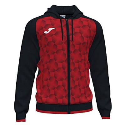 Joma Supernova III Kapuzenjacke Schwarz Rot, 102262.106.5XS von Joma