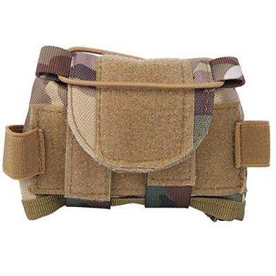 Joyzan Helm Batterie Tasche, Batterietasche Gegengewichtstasche Taktische Ausgleichsgewicht Tasche Gegengewicht Helmzubehör Klett Akku Aufbewahrungstasche Ausgleichsgewichtstasche Airsoft Jagdzubehör von Joyzan