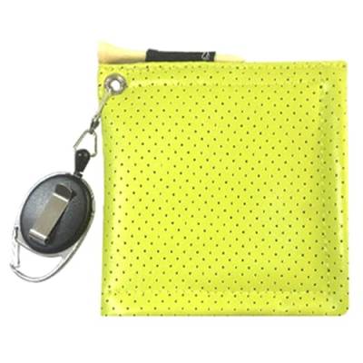 Tragbares Golfball-Reinigungstuch mit einziehbarer Schlüsselanhänger-Schnalle, Golftaschen-Handtuch, Wischtuch, Golfball-Zubehör, tragbares Golfball-Reinigungstuch mit einziehbarer von KASFDBMO