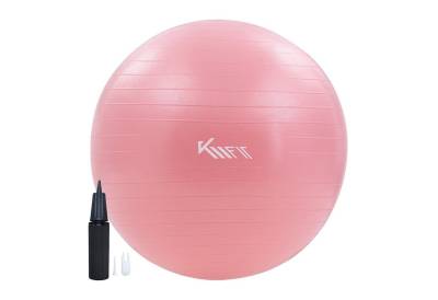 KM - Fit Gymnastikball Trainingsball Sitzball für Fitness,Yoga,Gymnastik 55 cm (mit Luft-Pumpe), Max. Belastbarkeit: 300 kg von KM - Fit
