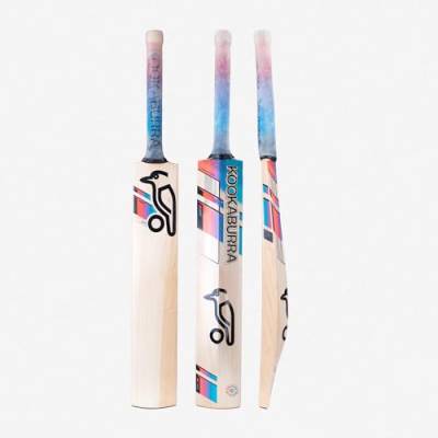 Kookaburra Aura 6.3 Cricketschläger Sh, rosa/blau, Kurzer Griff von KOOKABURRA