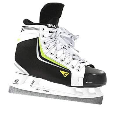 KOSA Sport Unisex-Adult 5.0 Ice Skates, Schwarz/Weiß, 10 von KOSA Sport