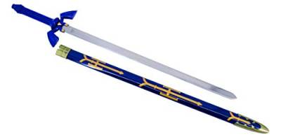 KOSxBO® Sword 100 cm - Zelda Master Sword - Schwert Legend of Zelda Sword - Schwerter - Sword - Edelstahlklinge - Single Sword von KOSxBO