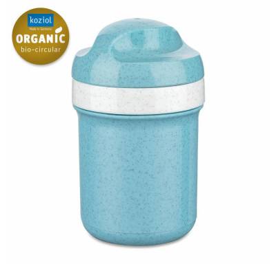 KOZIOL Trinkflasche Oase Mini Organic Frostie Blue, 200 ml von KOZIOL