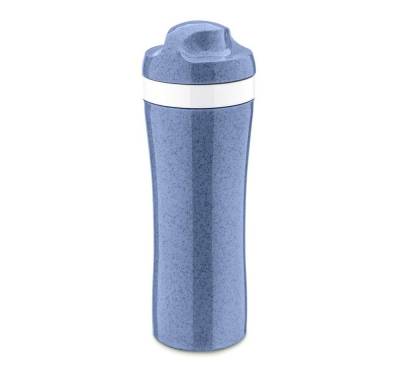 KOZIOL Trinkflasche Oase Organic Blue 425 ml von KOZIOL