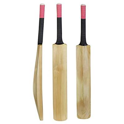 Kalindri Sports Cricketschläger aus Holz, beliebte Weide für Tennis, Gummiball (6 Zahlen, einfarbig) von Kalindri Sports