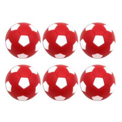 Kaohxzklcn 6 Stück Ersatzbälle für Tischspiele, offizielles Tischspiel, Tischfußball, Fußball, Maschinenteile, Kickerball, einfache Installation von Kaohxzklcn