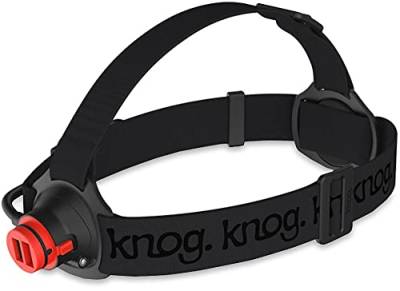 Knog Unisex – Erwachsene PWR Headtorch Stirn Lampe, Black, One Size von Knog