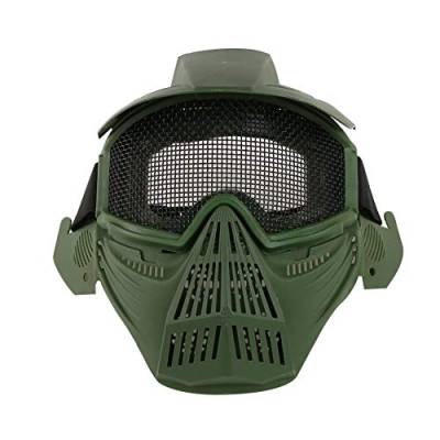 Paintball Maske mit Schutzbrille Schutzmaske Taktische Full Face fur Airsoft Softair Halloween CS Partyspiel von Koyheng