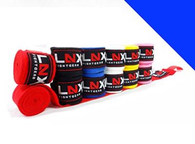 LNX Bandagen/Boxbandagen - 4,5 Meter - versch. Farben blau von LNX