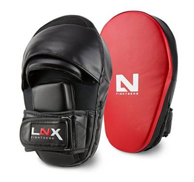 LNX Handpratzen Performance Pro - gekrümmt ideal für professionelles Pratzen Training Boxen Kickboxen Muay Thai MMA usw. von LNX