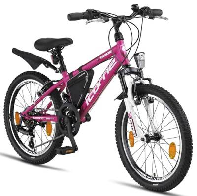Licorne Bike Guide Premium Mountainbike in 20 Zoll - Fahrrad für Mädchen, Jungen, Herren und Damen - 18 Gang-Schaltung von Licorne Bike
