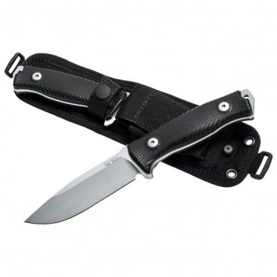 LionSteel - M5 - Messer Gr Klinge 11,5 cm schwarz/grau von LionSteel