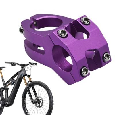 Lnhgh Fahrradlenkererhöhung, Verstellbarer Fahrradvorbau | Verstellbarer kurzer Lenkervorbau-Riser,Einstellbarer Winkel und Höhe 25,4 mm Fahrradvorbau für Radfahren, Rennrad von Lnhgh