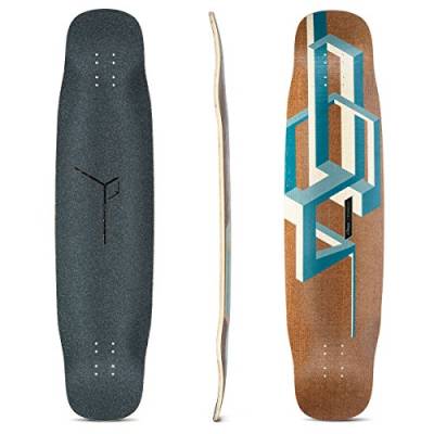 Loaded Boards Basalt Tesseract Bamboo Longboard Skateboard Deck (Dark Blue) von Loaded Boards